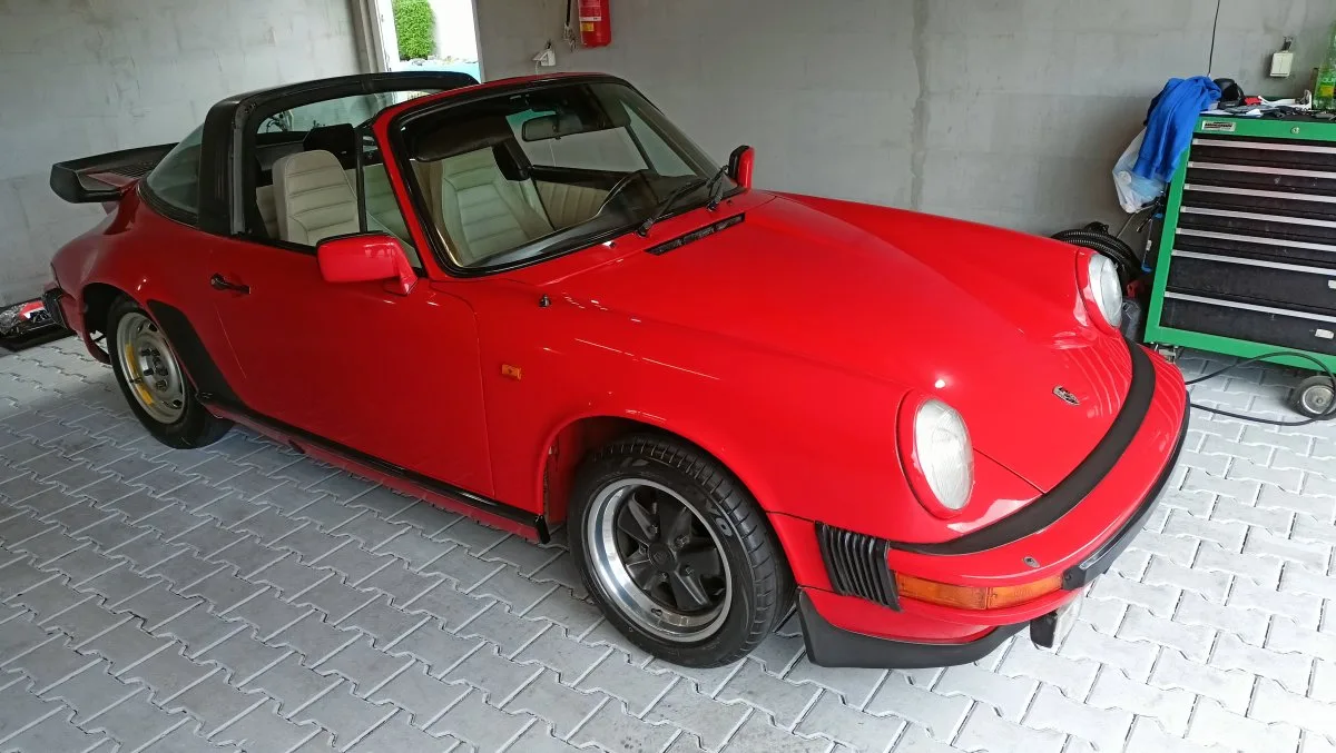 Porsche 911 Targa po renovaci laku